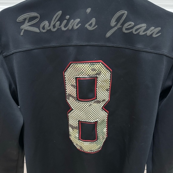 Robin’s Jeans Men's Track Jackets Jogger 8 Black with Camo size Small - Picture 3 of 10